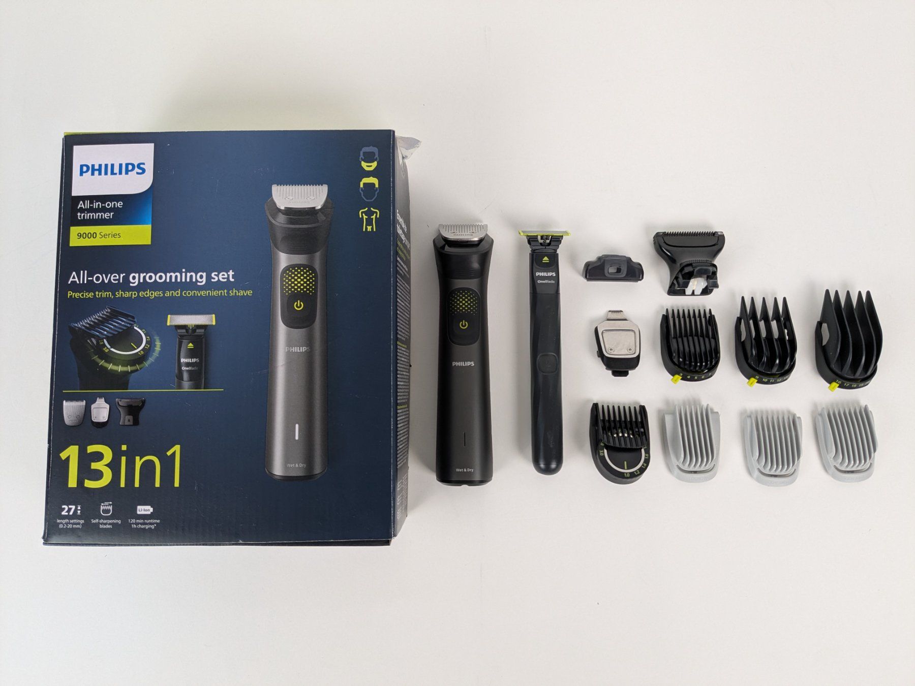 Philips Rasierapparate & Rasierklingen: PHILIPS All-in-one Trimmer 9000 Serie – Neu (gemäss Beschreibung) aus Dintikon von Restwert_Dintikon