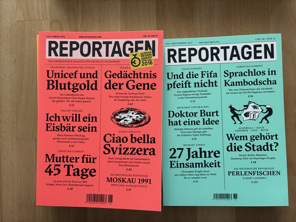 Zeitschriften & Magazine: REPORTAGEN 12 Hefte NEU – Neu und originalverpackt aus Bern von robin1971 2
