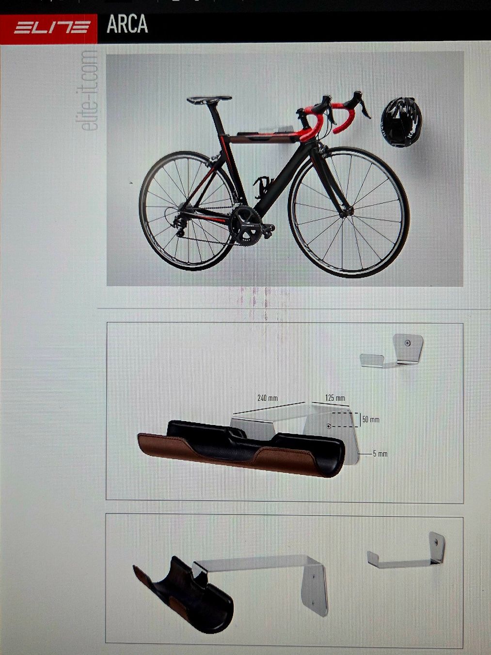 Supporti per biciclette: Fahrrad-Wandhalter "Arca" von ELITE – Nuovo e nell'imballaggio originale da Ittigen venduto da bluesboy_66 6
