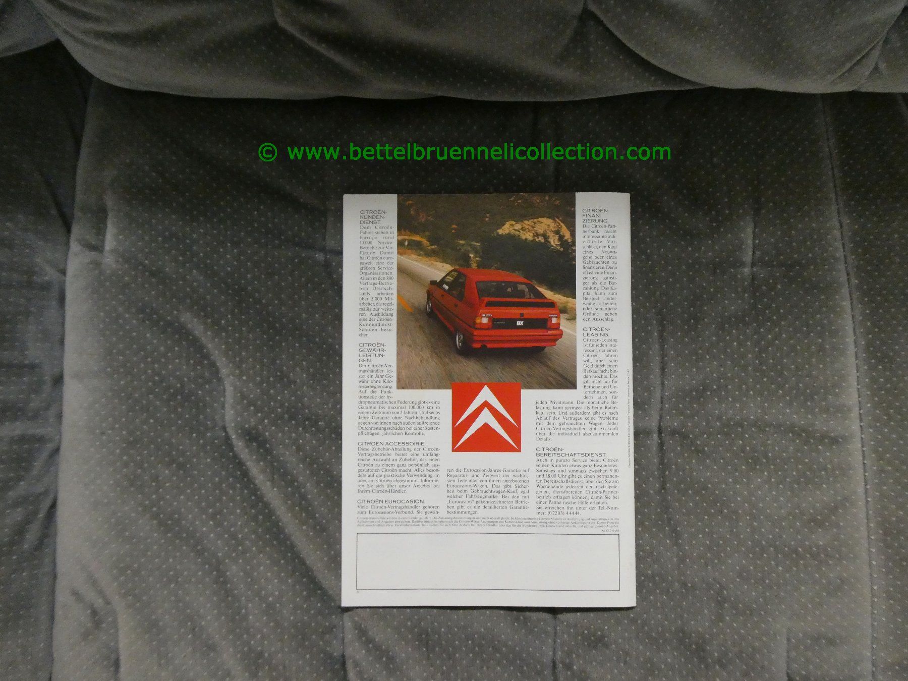 Citroën Documenti: Citroën BX 1987/07 Prospekt deutsch – Usato da Weingarten-Kalth venduto da Bettelbruenneli 9
