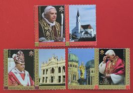VATIKAN PAPST BENEDIKT XVI 80. GEBURTSTAG 2007** POSTFRISCH