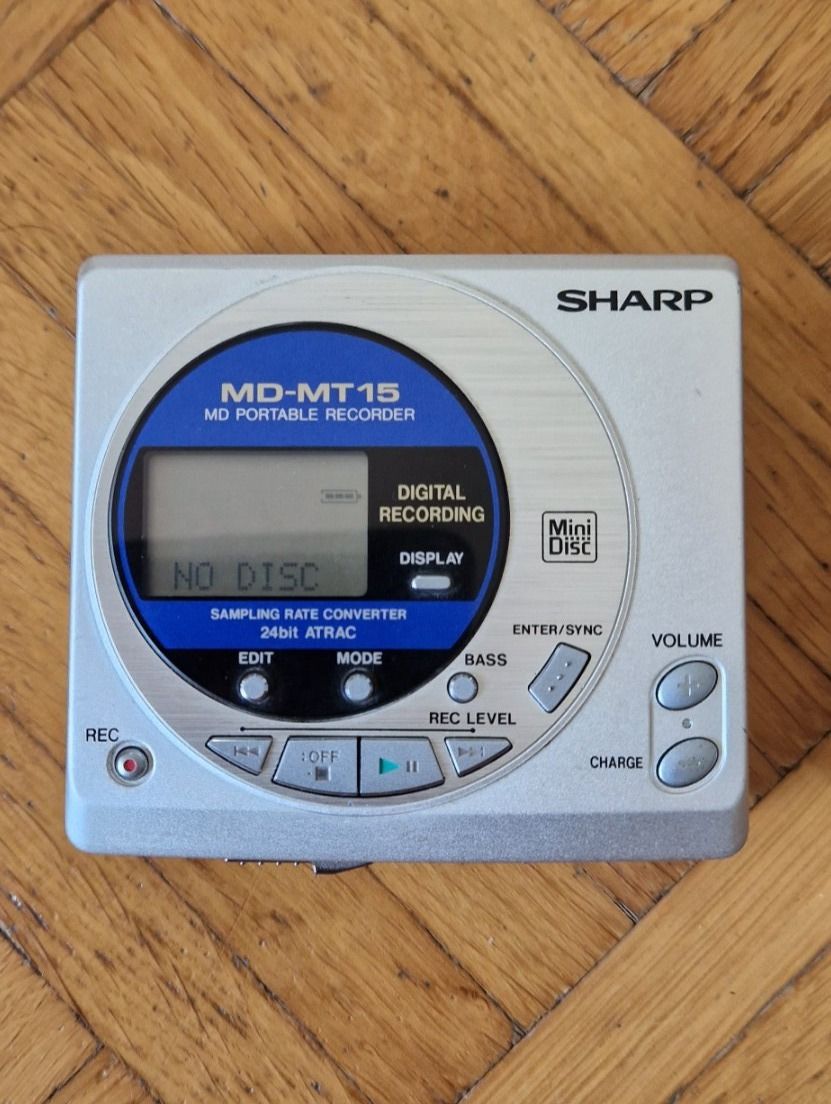 Minidisc: Sharp MD-MT15 MD-Player Minidisc – Gebraucht aus Dorf von