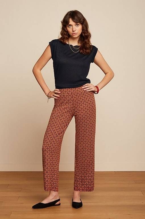 King Louie Pantaloni: Neu mit Etikett Border Stoffhose King Louie S – Nuovo e nell'imballaggio originale da Bern venduto da Delirious 2