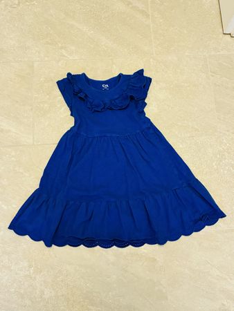 Sommerliches, blaues C&A Kleid, Grösse 110, Top Zustand