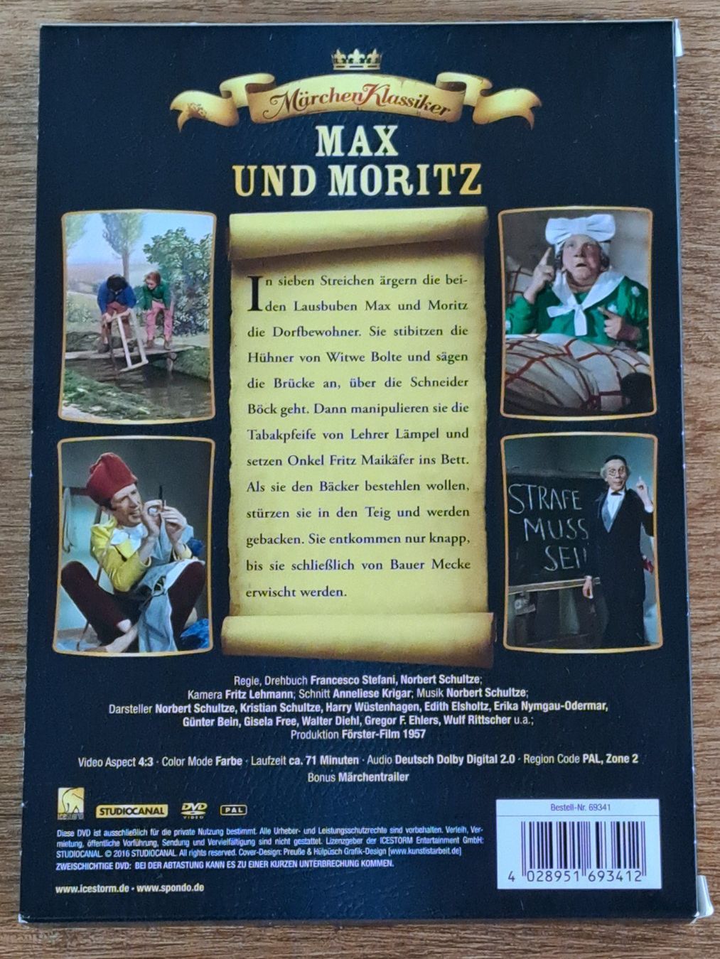 Tutti i DVDs: DVD MAX UND MORITZ, Eine Bubengeschichte in 7 Streichen nach – Nuovo (secondo la descrizione) da Unterseen venduto da Kanica 1