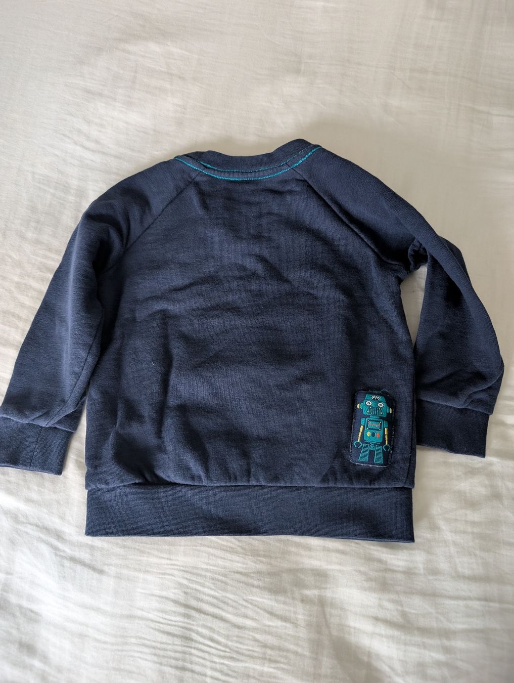 Name It Maglioni & Felpe: Pullover Gr. 86 mit süssem Roboter-Motiv, Name-It Pulli – Usato da Basel venduto da an_v7yj 1