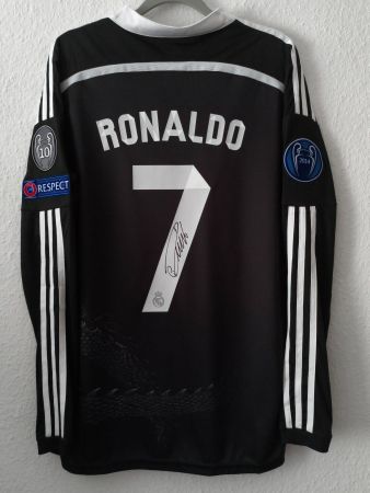 C.Ronaldo - Real Madrid Away Trikot 2014/2015 - Signiert