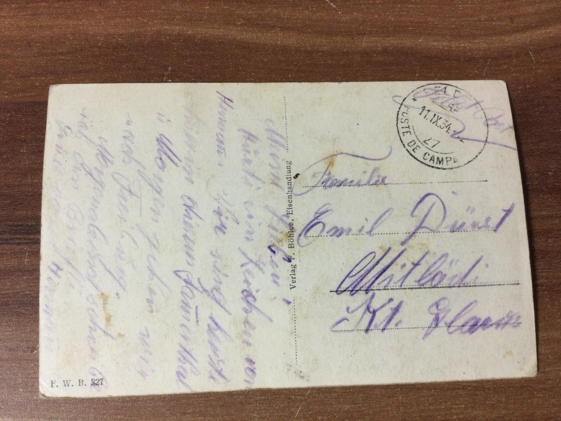 Cartoline postali: Ansichtskarte vom Dorf Riggisberg Berner Oberland – Usato da Wangen SZ venduto da kuriosum12 1