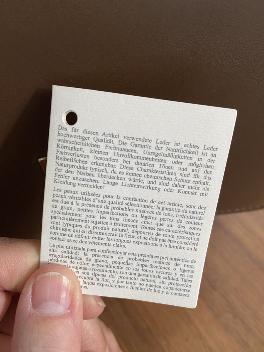 Max Mara Borse da donna: Max Mara Schulter Leder Tasche braun – Usato da Dittingen venduto da ert_nyv5 8