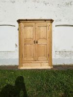Baroch Tannenholz Kleiderschrank Hallenschrank Restauriert
