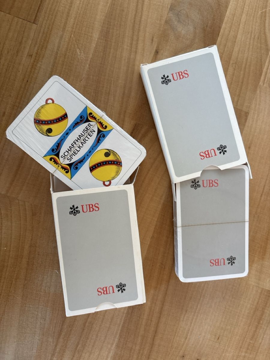 Giochi: 2 Jasskarten Spiele NEU / von UBS – Nuovo e nell'imballaggio originale da Rümlang venduto da baselsale1