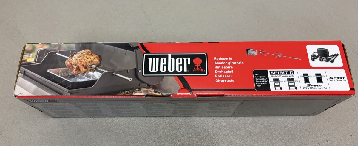 Weber Elettrodomestici da cucina: Weber Drehspiess für Spirit – Nuovo (secondo la descrizione) da Cham venduto da ivin82