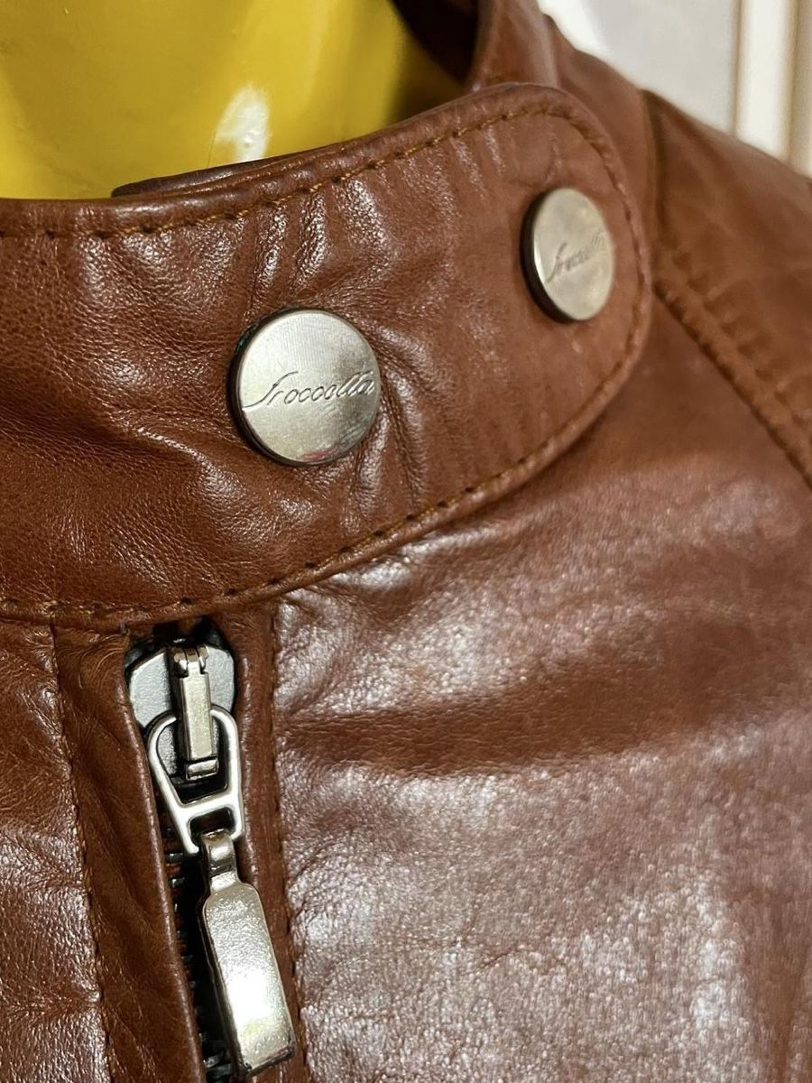 Giacche: Veste en cuir marron, S/M – Usato da Troinex venduto da Irisglo 5