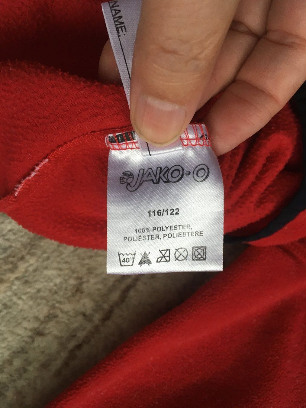 Maglioni & Felpe: Fliesspulli Jako-o Gr. 118/122 – Usato da Zürich venduto da Anatas1 2