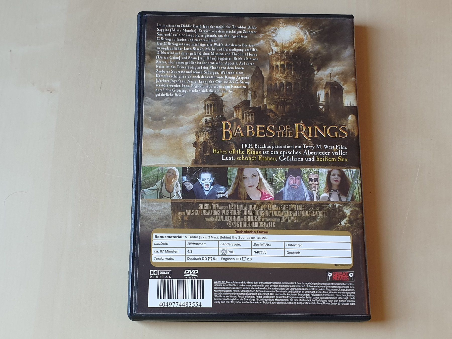 Alle DVDs: Babes of the Rings – Gebraucht aus Stansstad von collectorsshop 1