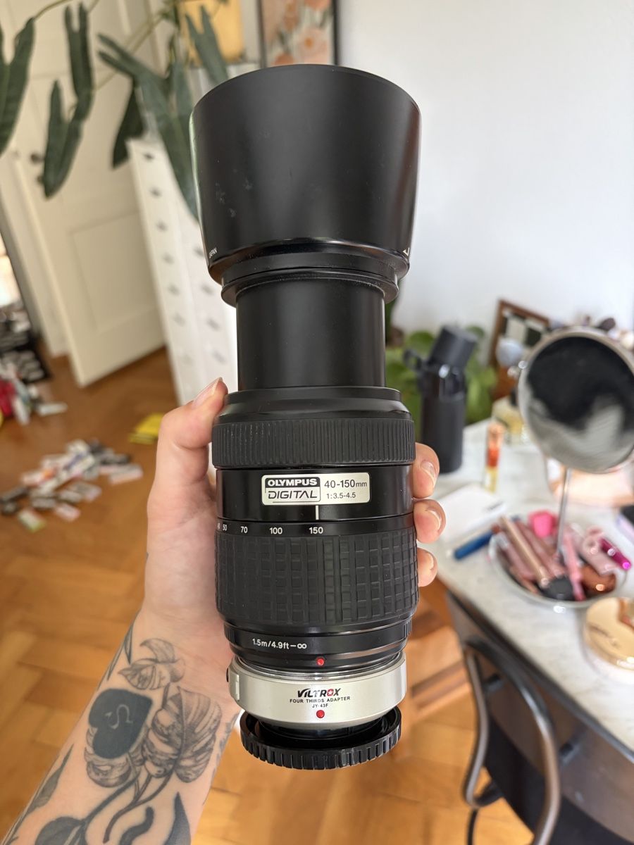 Olympus Objektive: Objektiv 40 - 150mm Olympus mit Adapter für OMD – Gebraucht aus Bern von jas_5f6b 3