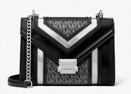 Michael Kors - Whitney Signature Logo and Metallic Bag