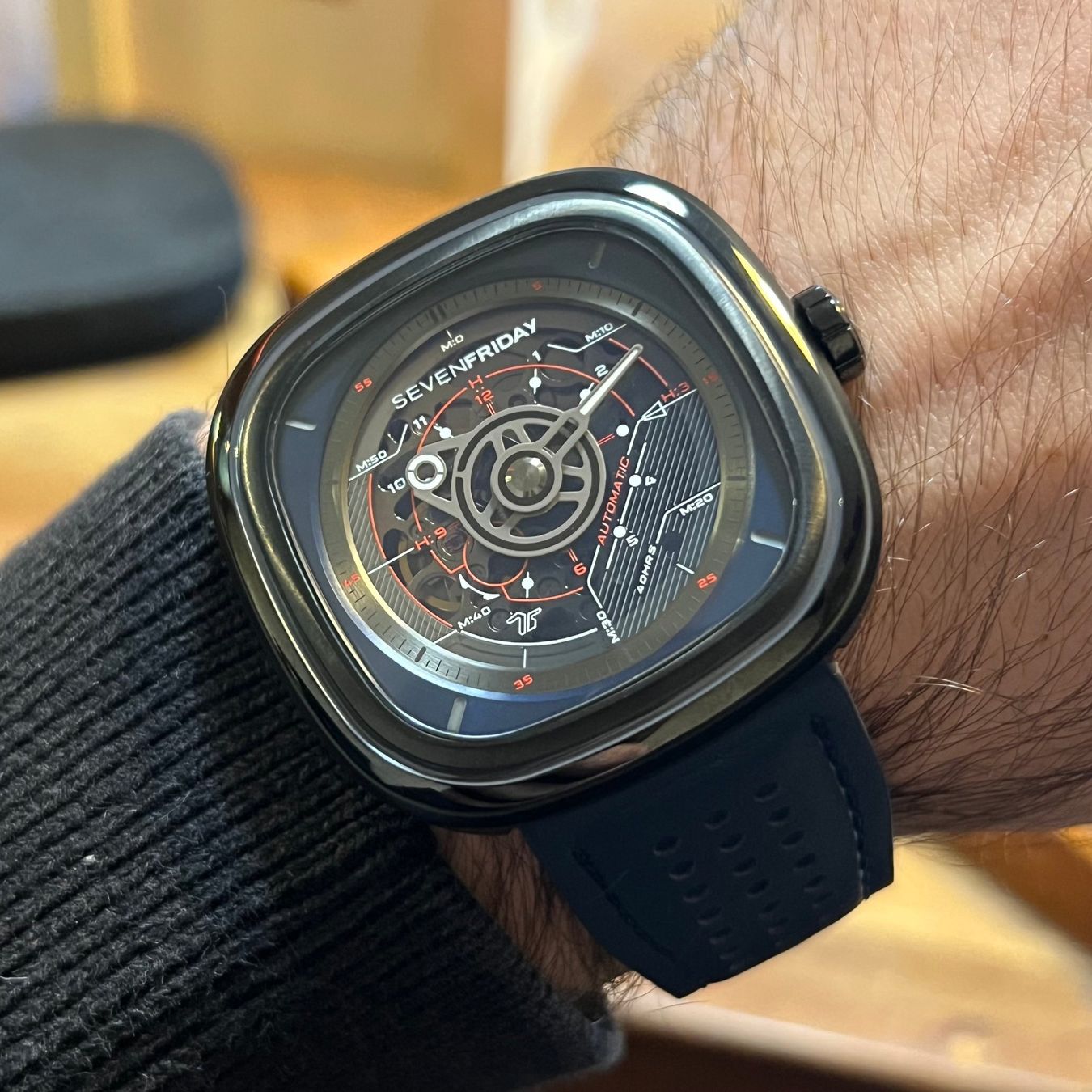 Orologi: SevenFriday T Series Skeleton T3/03 – Usato da Carouge GE venduto da Watchaser 3