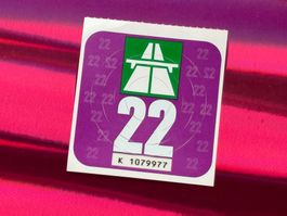 Autobahnvignette 2022 - Schweiz - NEU!