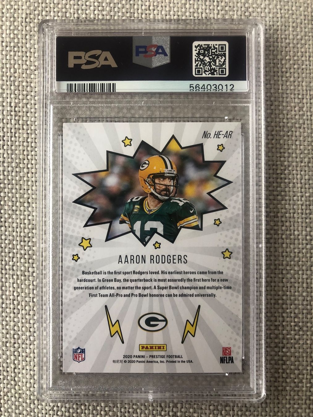 NFL Cartes à collectionner: Aaron Rodgers PSA 10 – D'occasion à Seuzach par provenzano18 1
