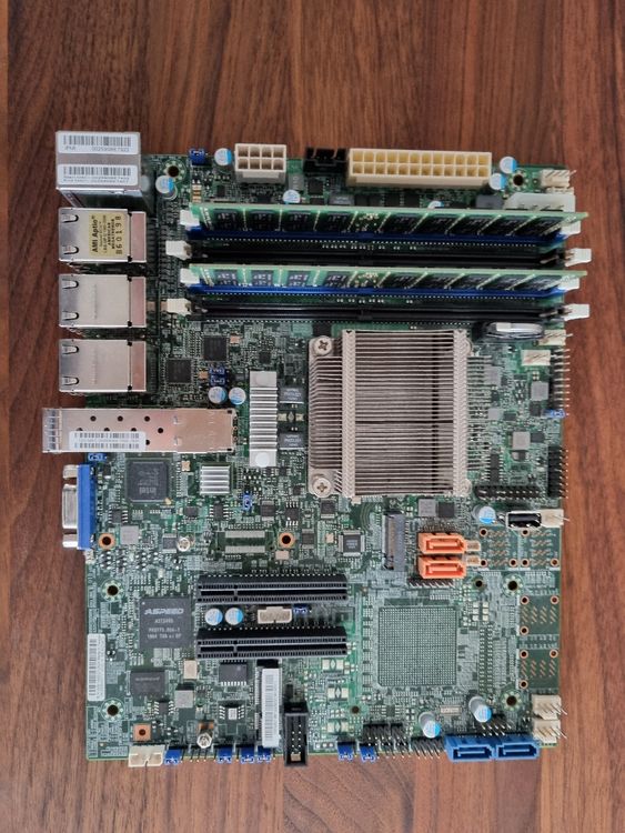 Scheda Madre Supermicro X10SDV-TP8F Con Intel Xeon D-1518 - 4 Core, DDR4, IPMI, Doppia LAN