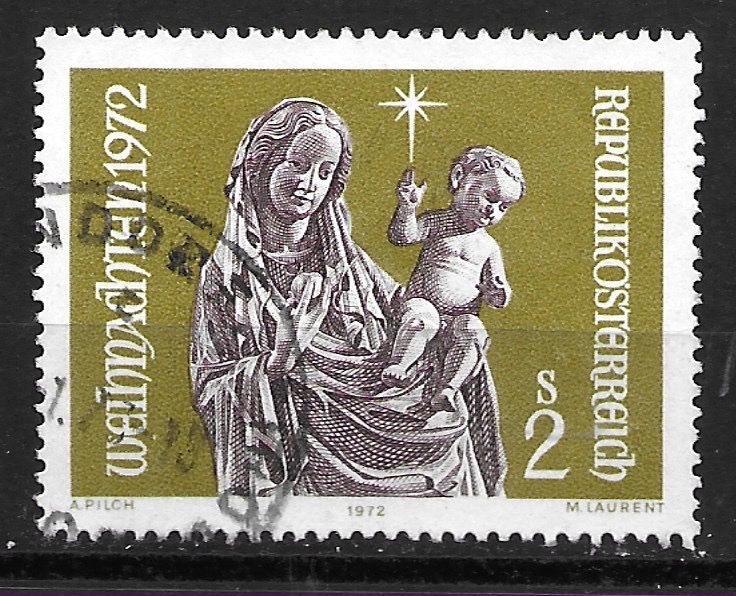Tutti i francobolli: Österreich 1972: Weihnachten – Usato da Zürich venduto da Rainstamps