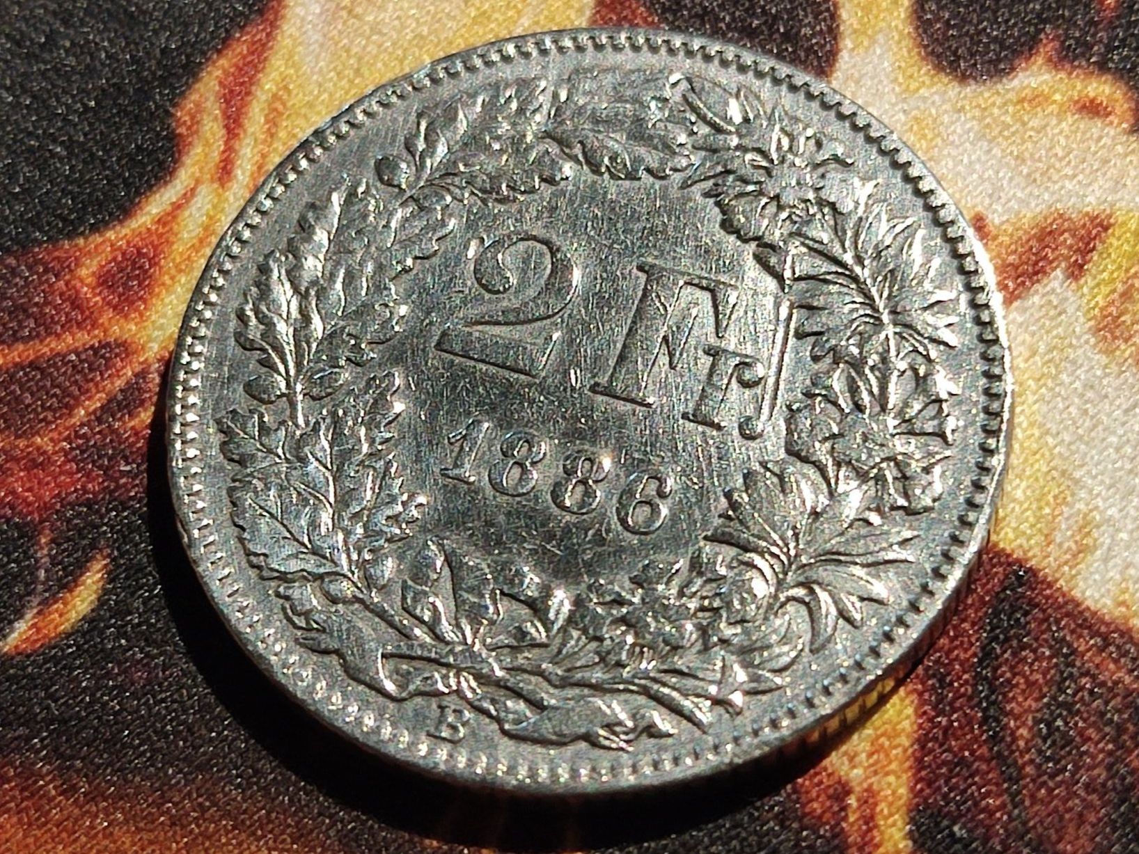 Tutti le monete: 2 Franken 1886, Silber – Usato da Rieden SG venduto da res1291 1