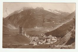 1916 Hospental gegen Oberalp Historische Karte aus Kant. Uri