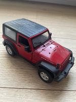 Jeep Rubicon Modellauto, rot, Zustand sehr gut!