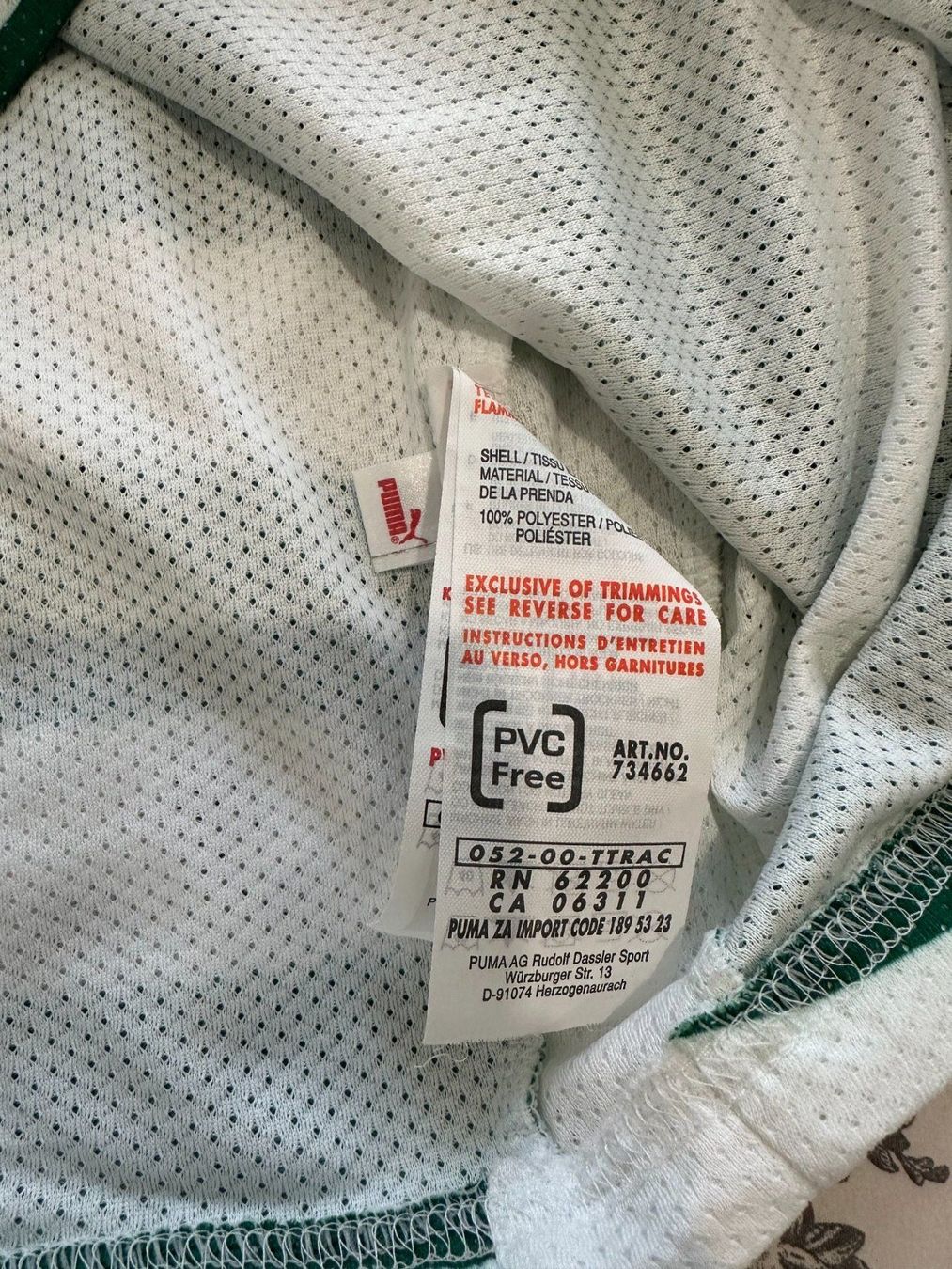 Puma Canottiere & Pantaloni: Maillot Sporting CP 08/09 S – Usato da Lausanne venduto da PeixotoBruno 3