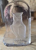 Eulefigur Bleikristallglas von Goebel Briefbeschwerer