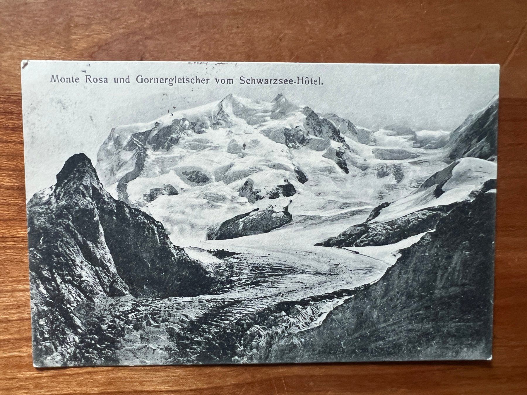 Cartoline postali: AK 1904 Gornergletscher   (G2595) – Usato da Hinwil venduto da Sidi4