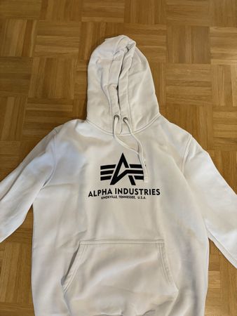 Alpha Industries Hoodie, weiss, Grösse L, Top Zustand! (54)