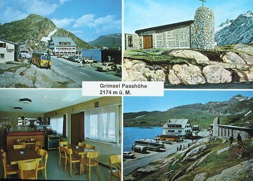 Ansichtskarten: GRIMSEL PASSHÖHE Tea Room Post und Bazar - Postauto – Neu (gemäss Beschreibung) aus Jona von philajona