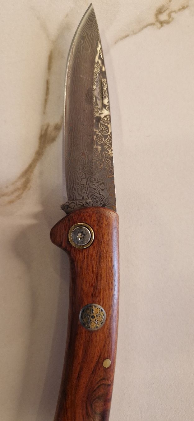 Coltelli tascabile: pocket knife damast – Nuovo (secondo la descrizione) da Burgdorf venduto da maj_swz8 1