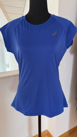 Damen Shirt Asics Grösse M blau guter Zustand