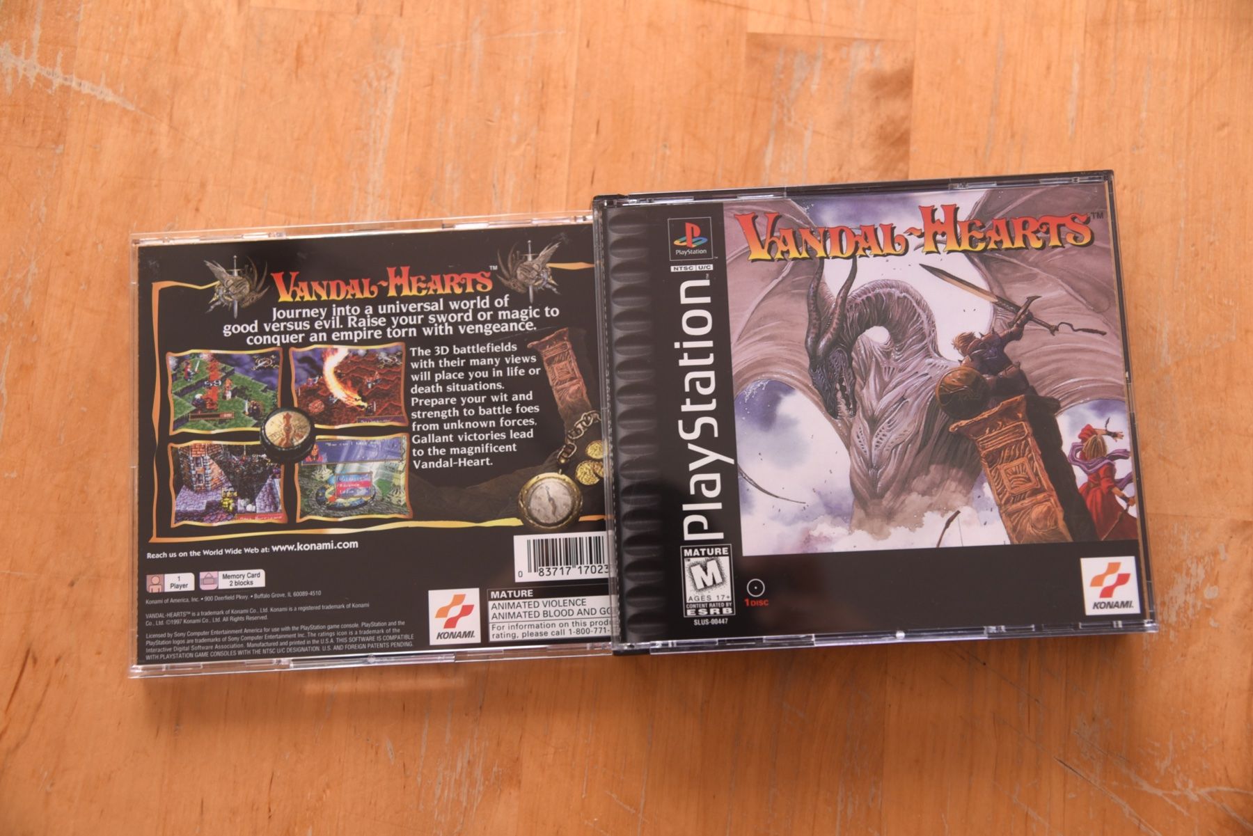 Sony Giochi: Vandal Hearts (CIB) – Usato da Frenkendorf venduto da gelbeZinnie