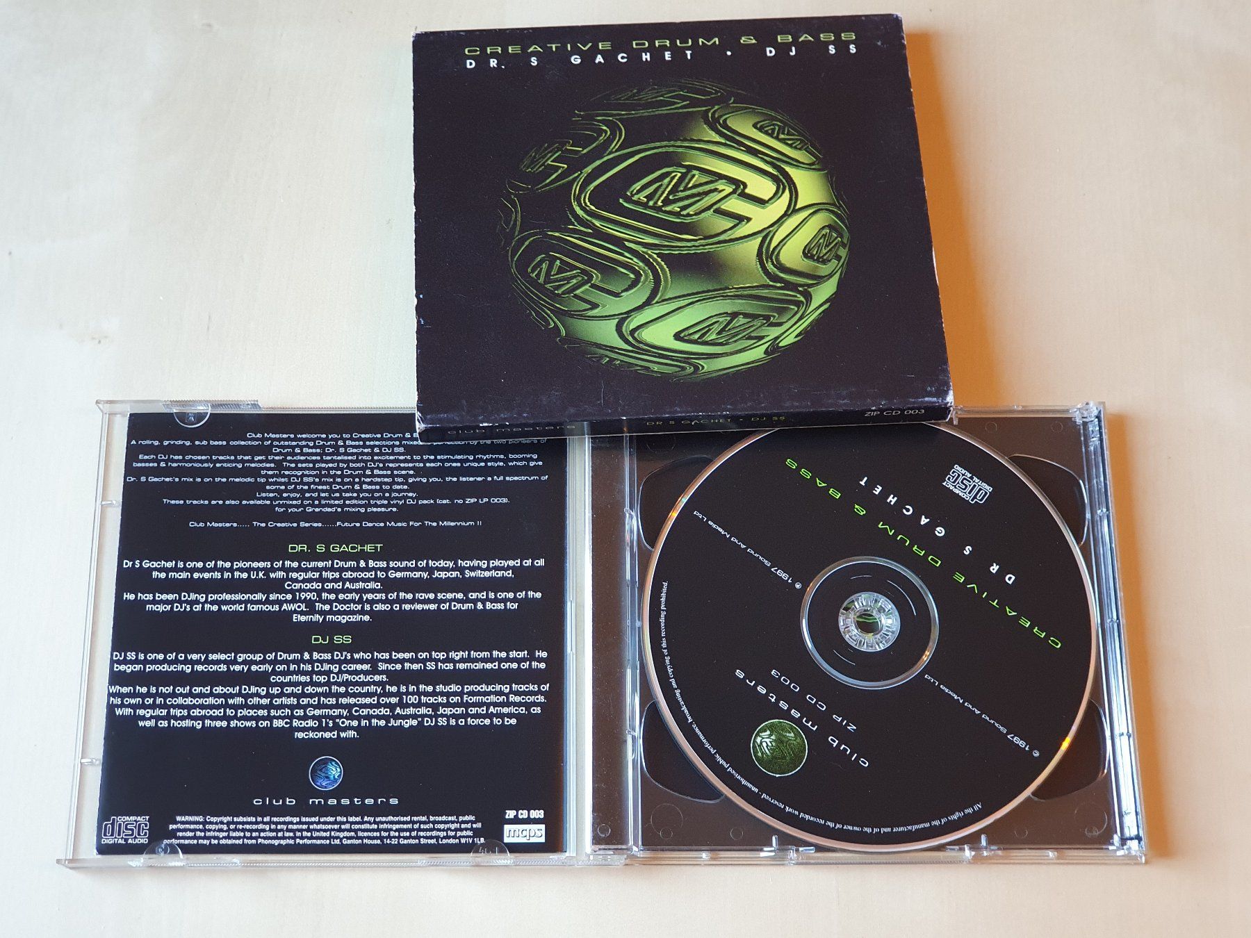 CD: Creative Drum & Bass Dr. S Gachet DJ SS – Usato da Stansstad venduto da collectorsshop 2