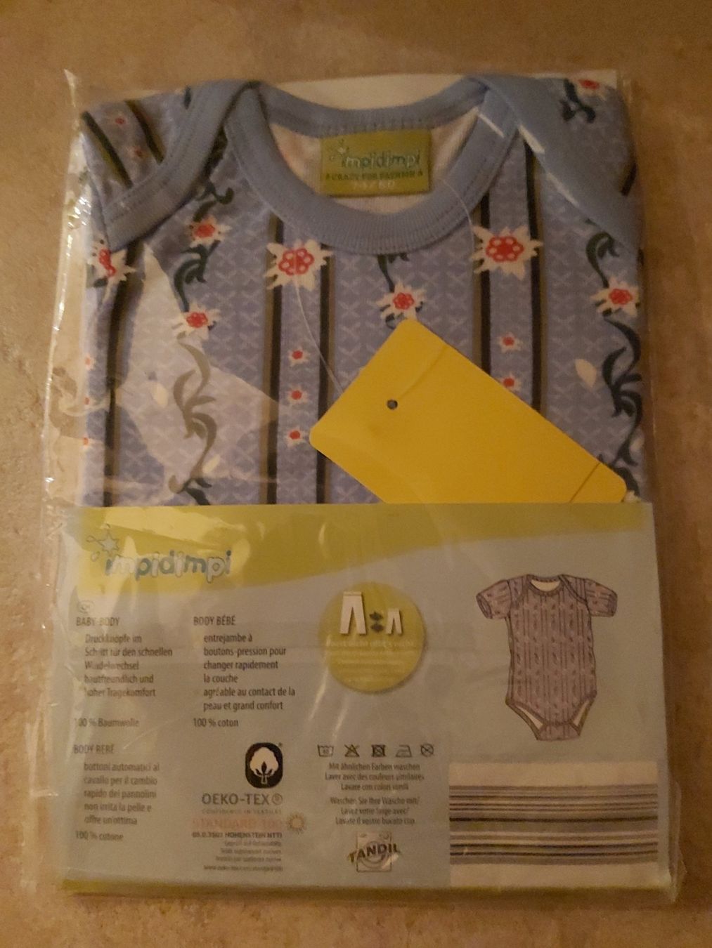 Biancheria intima: Baby- Body Gr.74/80 – Usato da Disentis/Mustér venduto da epa_862v 1