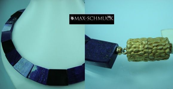 Catenine: Lapis Lazuli Kette mit Onyx – Nuovo e nell'imballaggio originale da Suhr venduto da Maxmusic2308 1