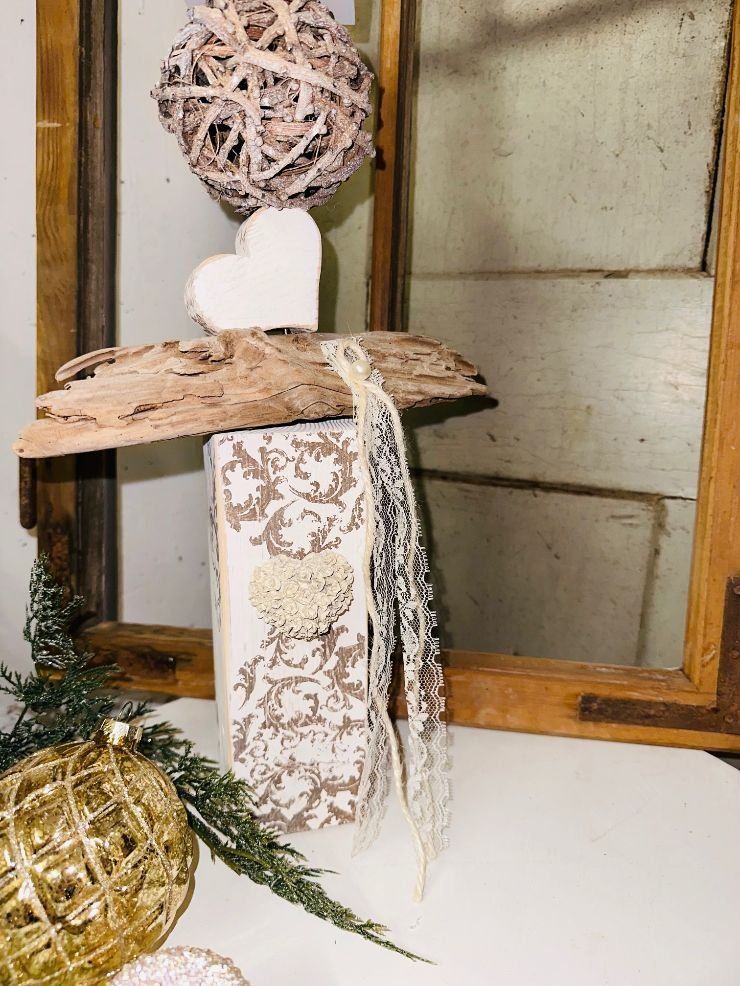 Kerzenständer: Wunderschöne Shabby Chic Holz Kerzenständer mit Schwemmholz – Neu (gemäss Beschreibung) aus Fällanden von LetiRobi 9