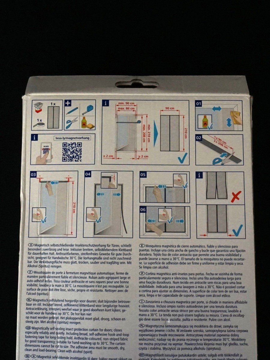 Tesa Tende: Tesa Magnet- Vorhang 90x210 cm – Usato da Pratteln venduto da Restwert_Pratteln 3