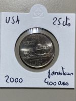 USA - Quarter Dollar - 2000 - Virginia