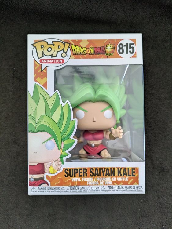 Funko Pop Dragon Ball Super - Super Saiyan Kale 819 Avec Base énergie