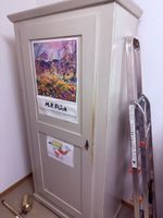Antiker Wäscheschrank / Bauernschrank (wohl Biedermeier)