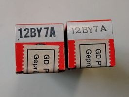 2x neue GE 12BY7A Röhren