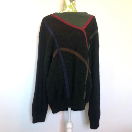Vintage Étienne Aigner Pullover Alpaka Wolle/Acryl, 52