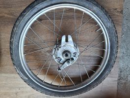 Vorderrad zb. Puch Maxi E50 S/N 16"Original Maloya Pneu
