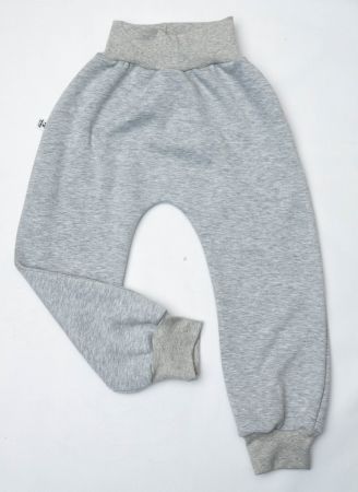 Thermo Fleece Pumphose  - Grau Melange / Gr.98/104 NEU