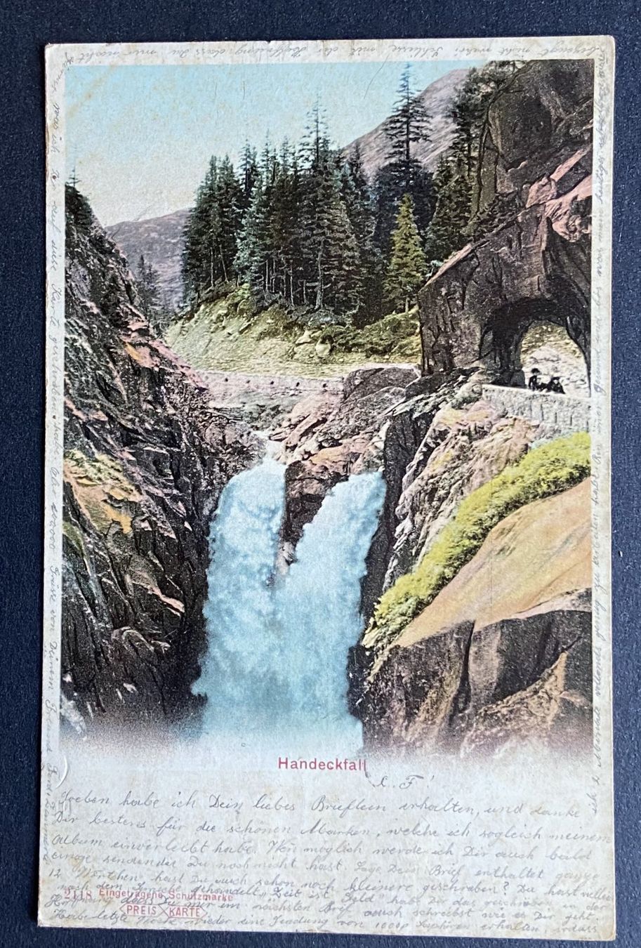 Cartes postales: 2 AK Handeckfall bei Guttannen – D'occasion à Böckten par Hansi36 2
